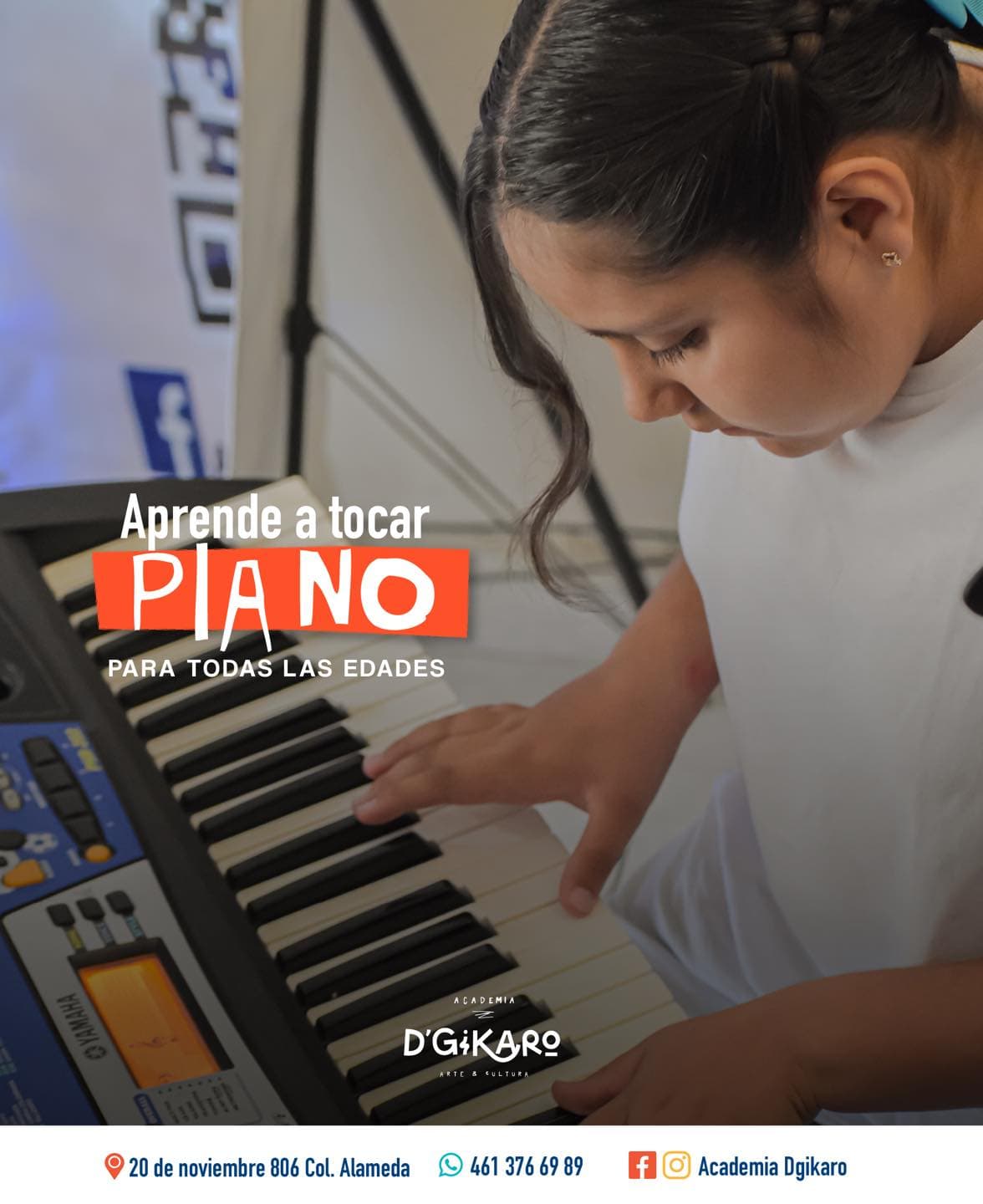 Clases de Piano en Celaya - D'Gikaro