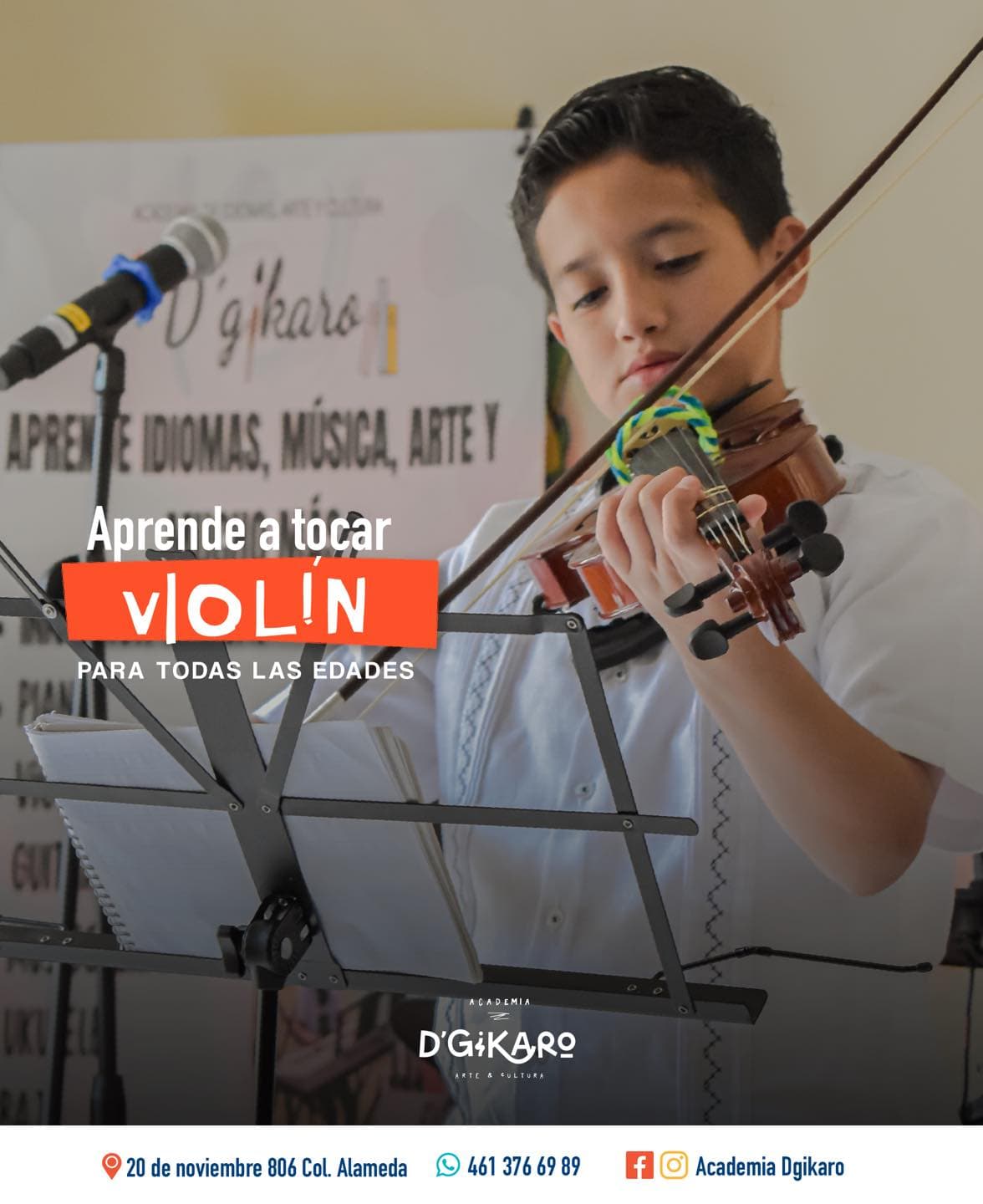 Clases de Violín en Celaya - D'Gikaro